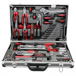 TOOL SET IN ALUMINUM CASE