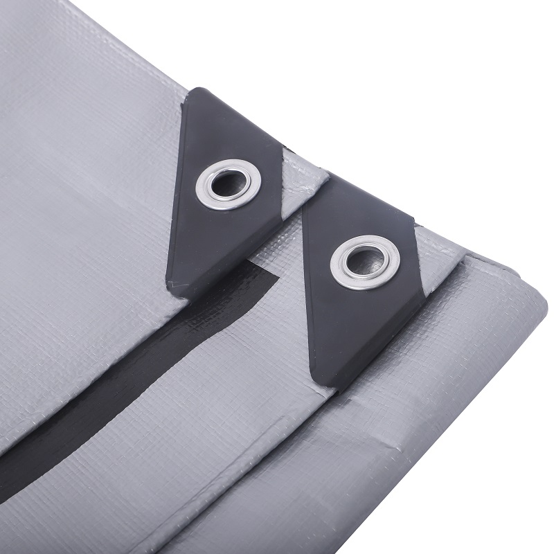 Heavy Duty Waterproof Canvas Tarp Silver Coated 8x10 9x12 12x12