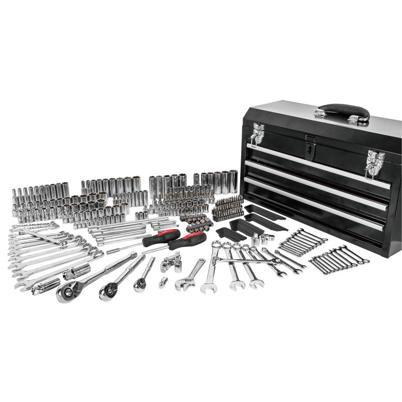 324PC MECHANICS TOOL KIT W/ METAL BOX