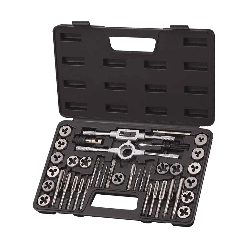 39PC TAP & DIE SET, SAE & METRIC