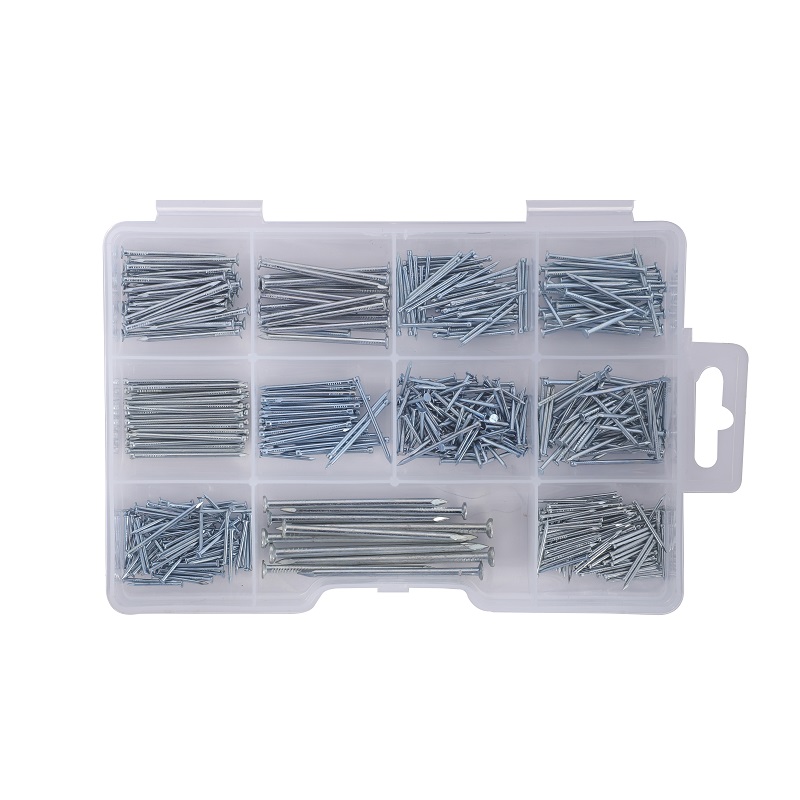 600PC HARDWARE NAILS ASSORTMENT KIT