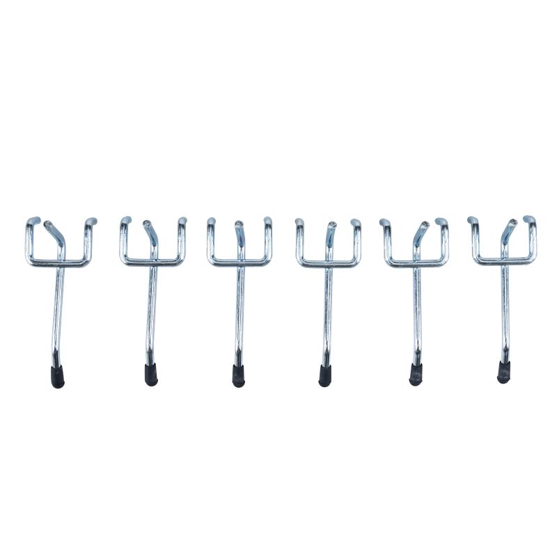 2-IN, 4-IN, 6-IN, 8-IN PEG HOOKS FOR HOME STORAGE PACK