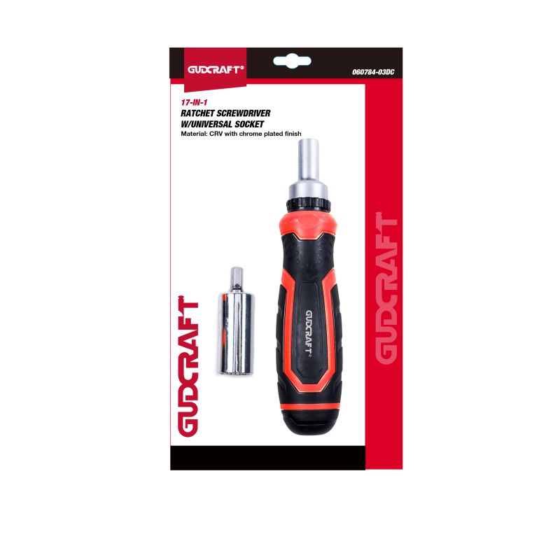 Cheap PriceList for Automatic Soldering Iron - 17-IN-1 RATCHET SCREWDRIVER WITH UNIVERSAL SOCKET,CR-V,SUITABLE FOR ALL TYPES OF NUT BOLT &ndash; Uni-Hosen