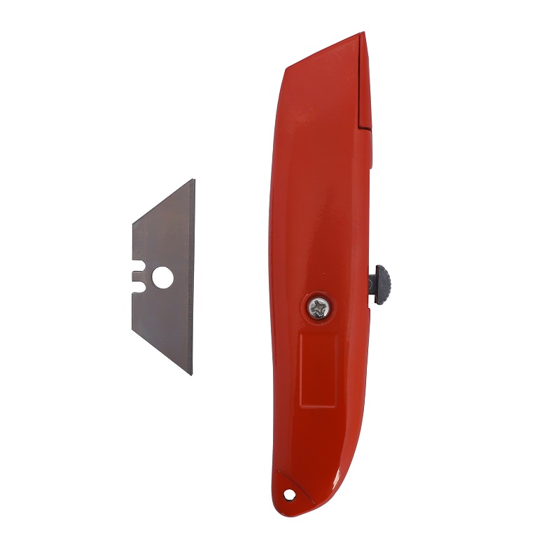 HEAVY DUTY BOX CUTTER RETRACTABLE KNIFE WITH 5 BLADES