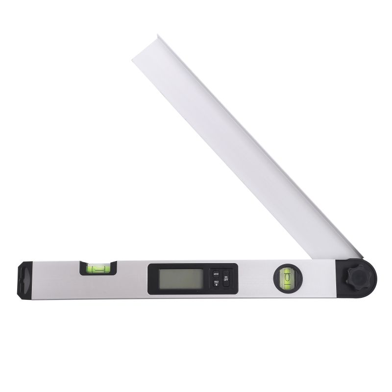 2 IN 1 DIGITAL LEVEL ANGLE FINDER, 0-230&deg;, DIGITAL PROTRACTOR WITH LCD DISPLAY AND DUAL BUBBLES