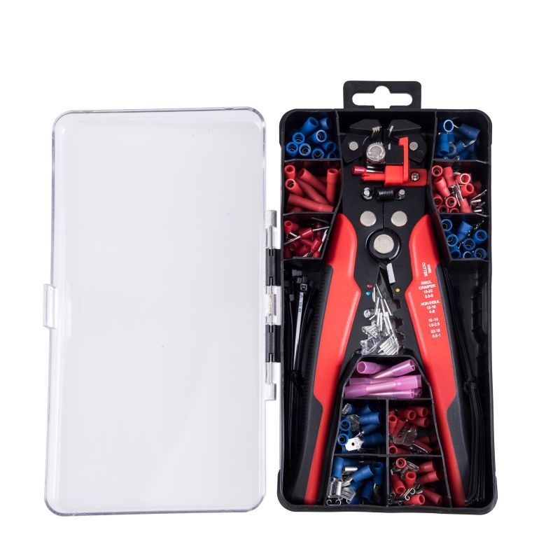 231PC WIRE STRIPPING CRIMPING TOOL SET, SELF-ADJUSTABLE,MULTI-FUNCTION, AUTOMATIC