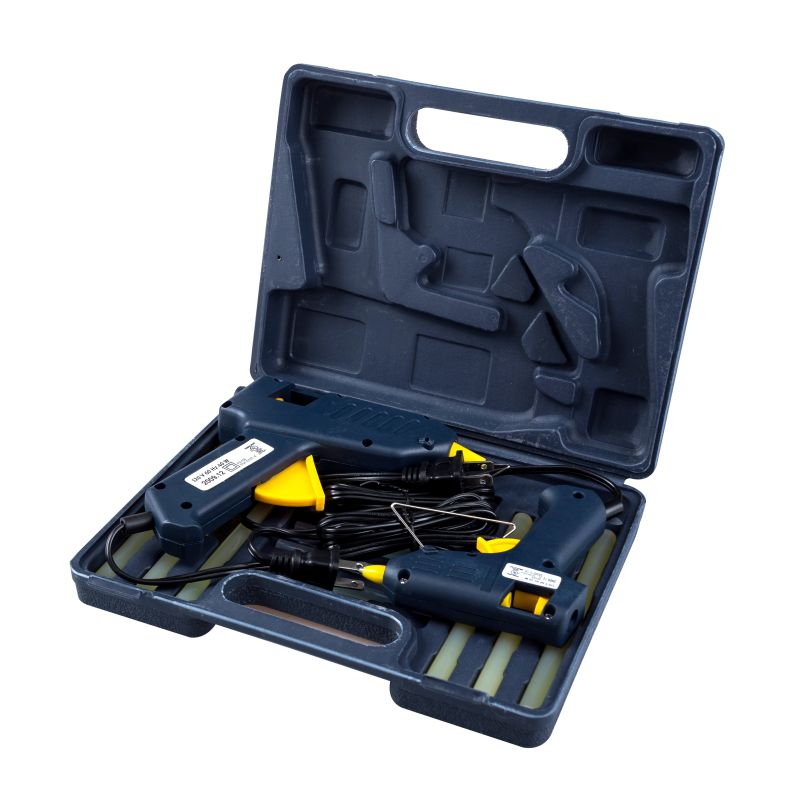 2PC HOT GLUE GUN KIT,40W/10W,INCLUED GLUE STICKS