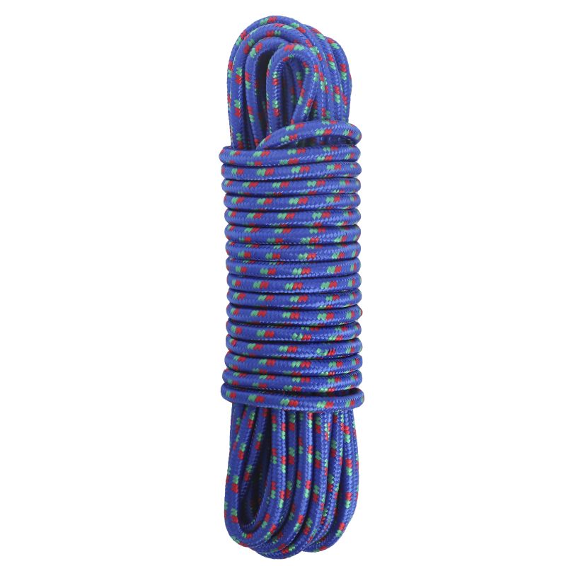 3/8&Prime;X 50FT DIAMOND BRAID ROPE, 9MM*15M, PP, SUNLIGHT AND WEATHER RESISTANT