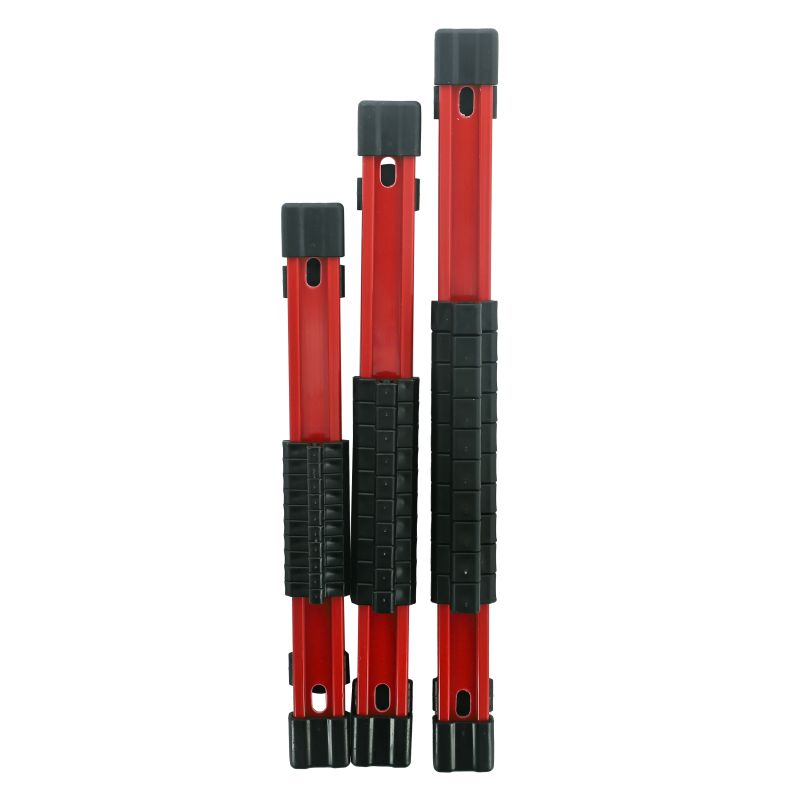 3PC SOCKET HOLDER RAILS WITH MAGNETIC, 1/4&rdquo;,3/8&rdquo; AND 1/2&rdquo; DRIVE SOCKETS, ABS MATERIAL