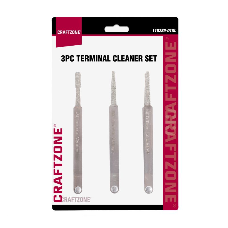 3PC TERMINAL CLEANER SET, DIAMOND GRIP