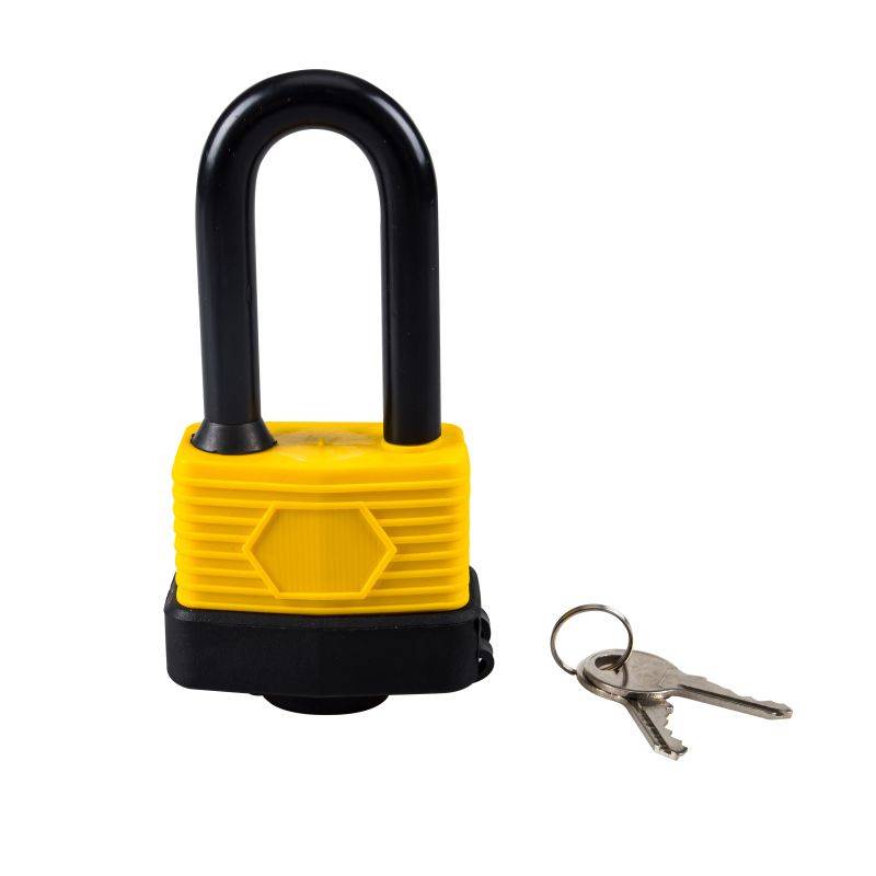 50MM WATERPROOF LONG SHACKLE PADLOCK, OUTDOOR USE