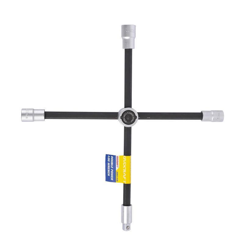 DOUBLE POWER LUG WRENCH, LENGTH:400MM/16&rdquo;, COLLAPSIBLE