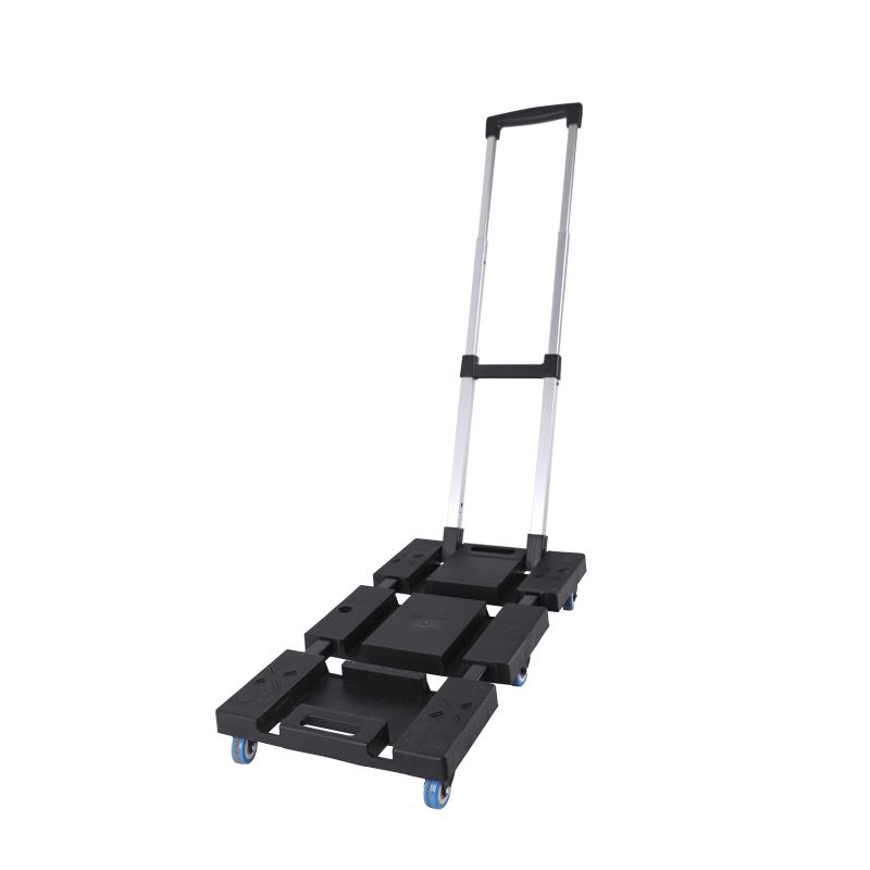 FOLDABLE HAND TRUCK, UTILITY CART FOR LUGGAGE, TRAVEL SHOPPING MOVING OFFICE USE, 6PC WHEELS