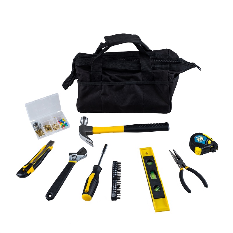 76PC HOME REPAIR TOOL KIT WITH CARRYING BAG