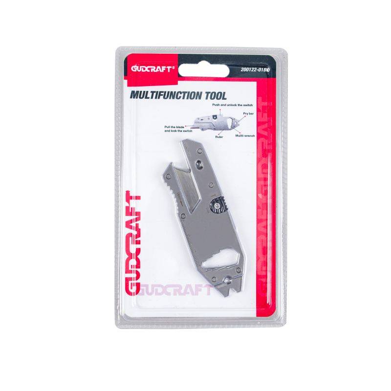 MULTIFUNCTION TOOL, 2Cr13, LIGHTWEIGHT, KNIFE, RULER, WRENCH, PRY BAR