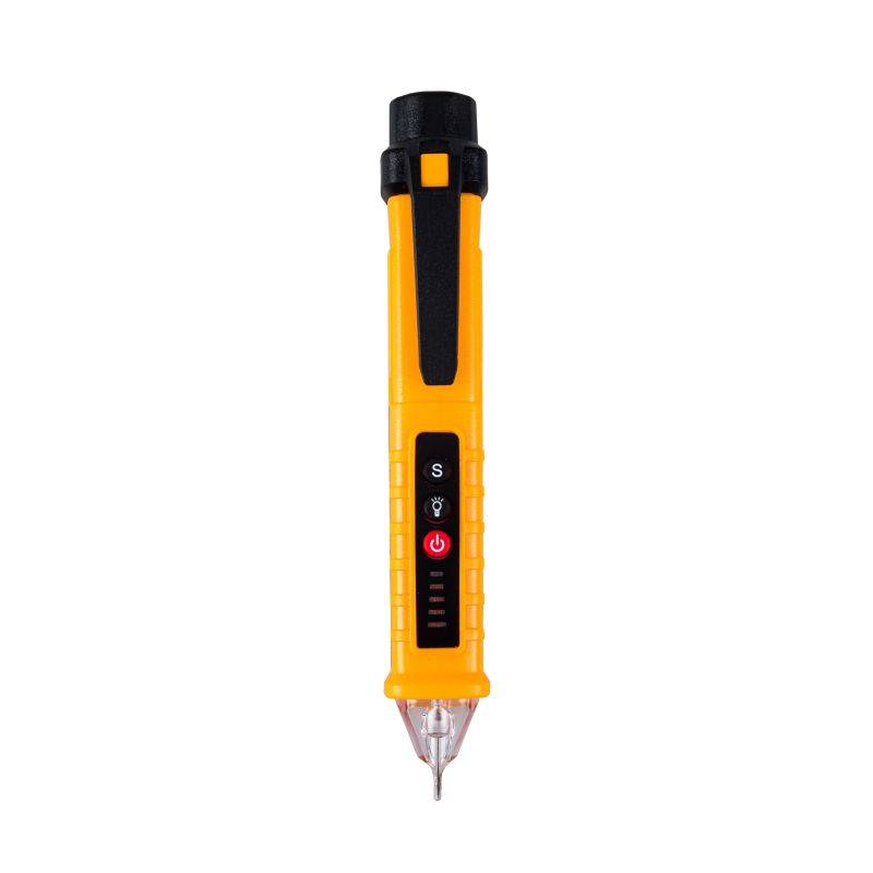 NON-CONTACT AC VOLTAGE DETECTOR,12-1000V, 2*1.5V AAA BATTERY, WHITE COLOR LED