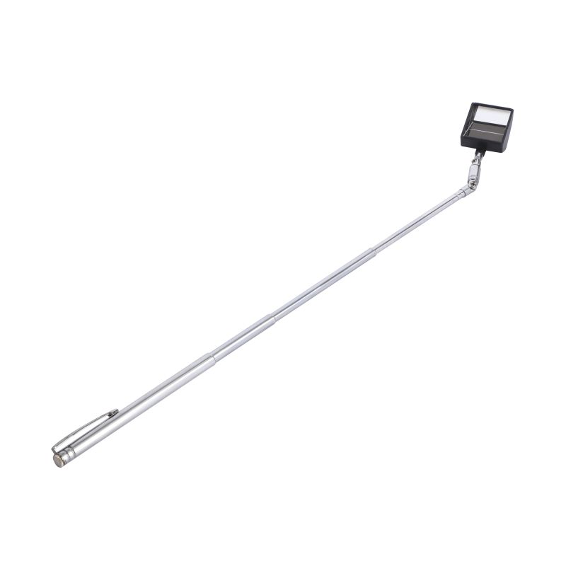 NON-INVERTED IMAGE INSPECTION MIRRIOR, OPTICAL-QUALITY GLASS PRISM, EXTENDS TO 16IN.