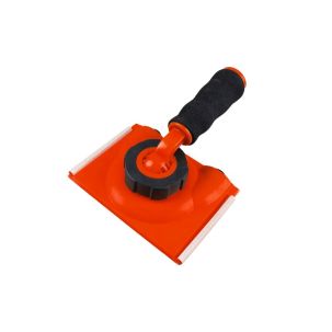 What types of surfaces can a latex paint sprayer be used on?