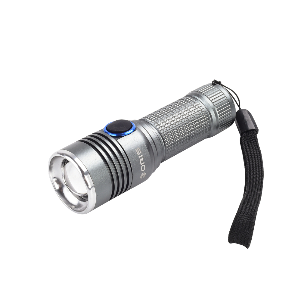 Best Torches: 100 Lumen Rechargeable LED Aluminum Flashlight