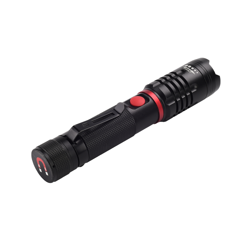 800 LUMEN RECHARGEABLE COMPACT LED ALUMINUM FLASHLIGHT AND POWER BANK